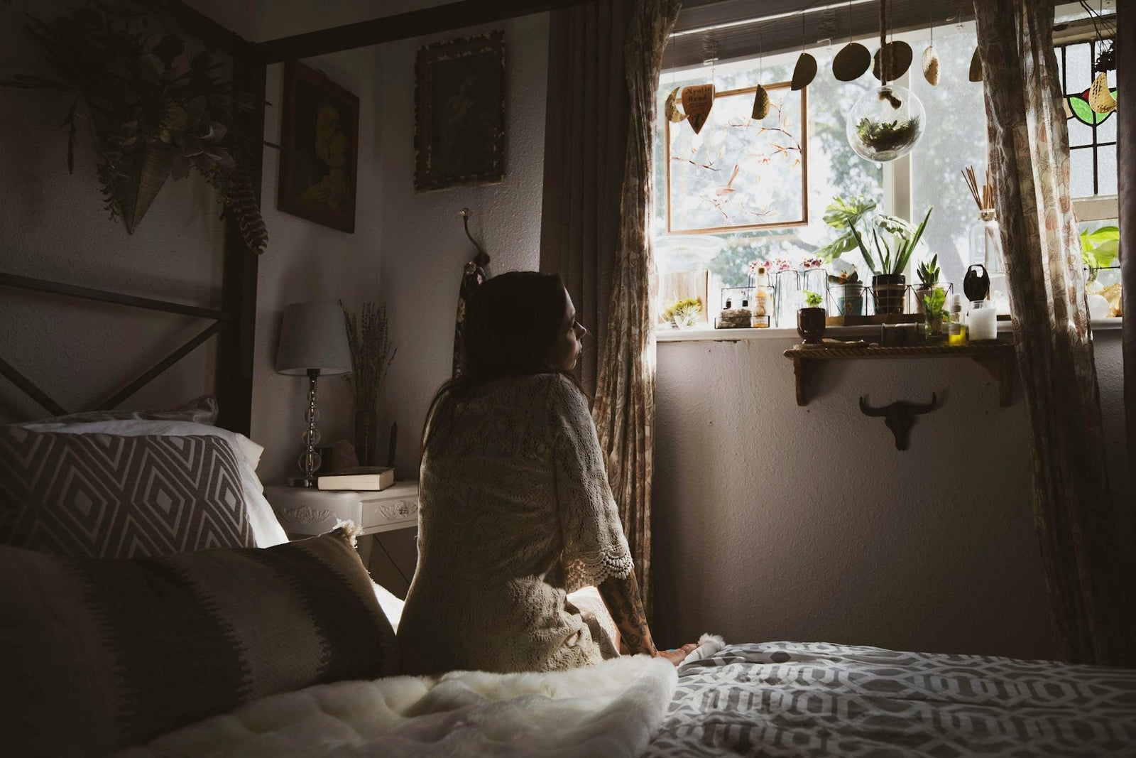 Half-dressed mornings, half-formed thoughts. The quiet weight of starting a day on empty.