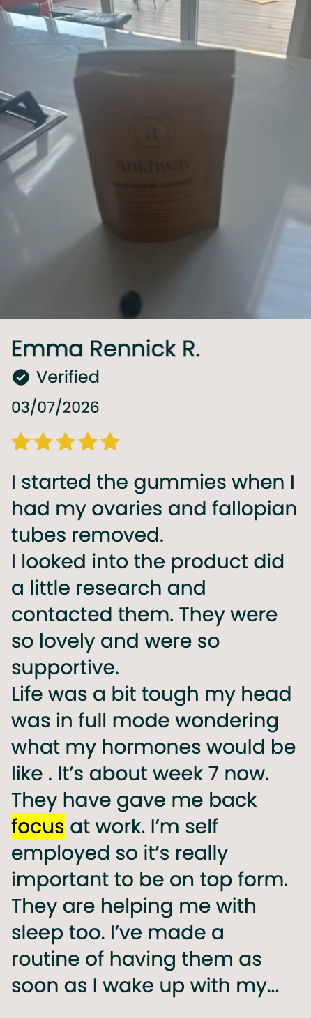 Ankhway customer review — Focus