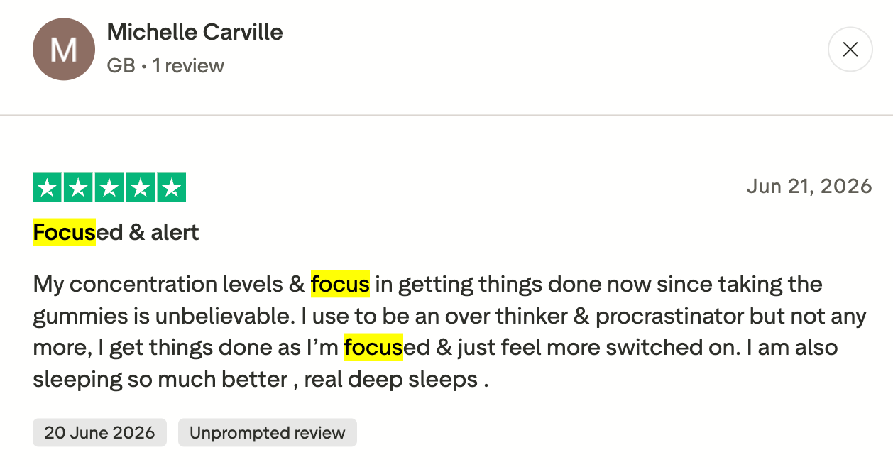 Ankhway customer review — Focus