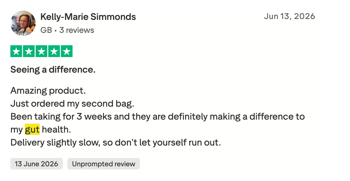 Ankhway customer review — Gut Health