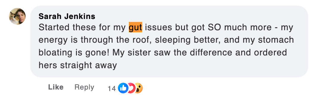 Ankhway customer review — Gut Health