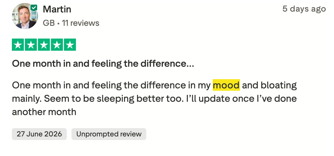 Ankhway customer review — Mood